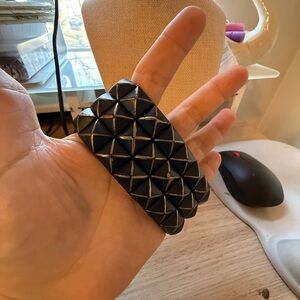 Black Studded Bracelet‎